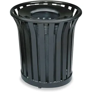 RUBBERMAID FGMT32PLBK Trash Can 36 gallon Black | AF4RTA 9HT32