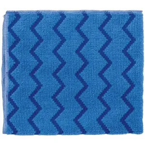 RUBBERMAID FGQ62000BL00 Microfiber Cloth Blue 16 x 16 In | AA4GKB 12M198