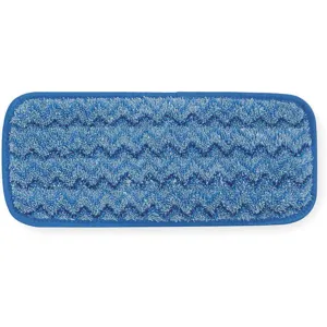 RUBBERMAID FGQ82000BL00 Microfiber Damp Pad 11 Inch Blue | AC8LTK 3CCW7