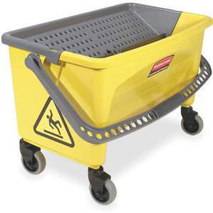 RUBBERMAID FGQ90088YEL Mop Bucket And Wringer 28 Quart Yellow With Gray | AE4YCE 5NY75