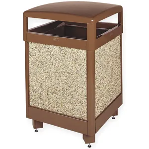 RUBBERMAID FGR48HT201PL Trash Can 45 Gallon Brown | AD2PYZ 3THV5