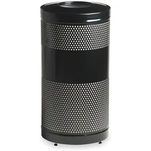 RUBBERMAID FGS3ETBKPL Trash Can 25 Gallon Black | AC2GXZ 2KDJ7