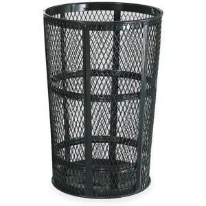 RUBBERMAID FGSBR52BK Trash Can 45 Gallon Black | AC2GXL 2KDH2