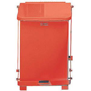 RUBBERMAID FGST40EPLRD Step On Trash Can Square 40 Gallon Red | AF4PND 9EUW8