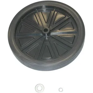 RUBBERMAID GRFG9W71L2BLA Wheel Kit 12 inch Diameter PK2 | AH3XKL 33PZ54