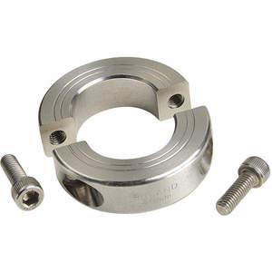 RULAND MANUFACTURING MSP-14E-SS Shaft Collar Clamp 2pc 7/8 Inch 303 Stainless Steel | AF9XHL 30VM13