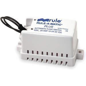RULE 40A-GRA Float Switch, 12/24/32 Volts | AB9ZFG 2GWK7