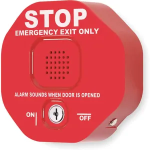 SAFETY TECHNOLOGY INTERNATIONAL STI-6402 Exit Door Alarm Double Door 5 x 5 Inch | AC9UCQ 3JYV9