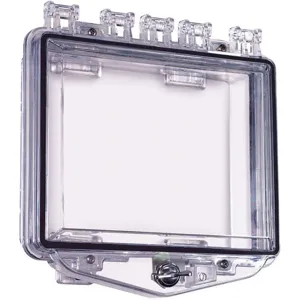 SAFETY TECHNOLOGY INTERNATIONAL STI-7511F Enclosure Enclosed Clear Exterior Thumb Lock | AH3CBP 31CM32