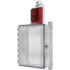 SAFETY TECHNOLOGY INTERNATIONAL STI-7524 Protective Cabinet Clear 12in Key Lock | AH3BZU 31CL76