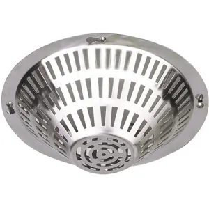 SAFETY TECHNOLOGY INTERNATIONAL STI-8200-SS Smoke Detector Guard Stainless Steel 9 Inch Diameter | AD6TKF 4AFY4