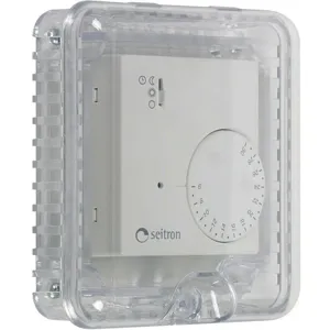 SAFETY TECHNOLOGY INTERNATIONAL STI-9102 Small Thermostat Protector Clear Flush | AH3CDE 31CM79