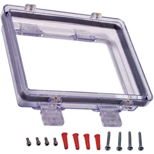 SAFETY TECHNOLOGY INTERNATIONAL SUB-06297C C Style Backbox Kit Polycarbonate Clear | AH3CCW 31CM69