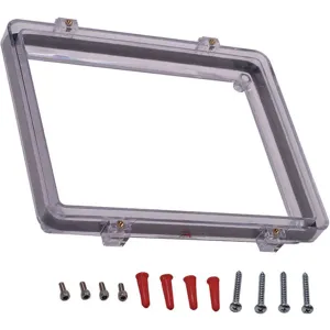 SAFETY TECHNOLOGY INTERNATIONAL SUB-06297E E Style Frame Kit Polycarbonate Clear | AH3CCY 31CM71