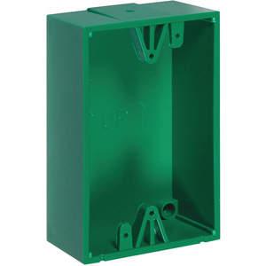 SAFETY TECHNOLOGY INTERNATIONAL SUB-71100A-G Back Box Polycarbonate Green | AH3CDJ 31CM83