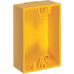SAFETY TECHNOLOGY INTERNATIONAL SUB-71100A-Y Back Box Polycarbonate Yellow | AH3CDL 31CM85