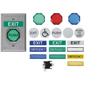 SAFETY TECHNOLOGY INTERNATIONAL UB-1 Universal Push Button Kit | AC2HFF 2KFK2