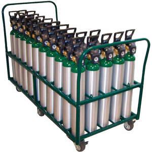 SAFTCART MDE-50V Cylinder Trolley 38 Inch H 2400 Lb. | AE7CJG 5WXL8