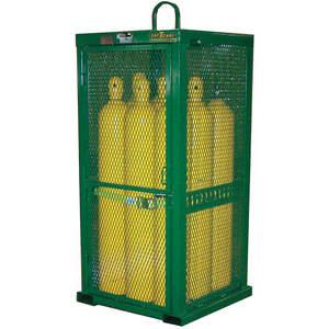SAFTCART STS-9 Gas Cylinder Cabinet 32 x 32 Capacity 9 | AE7CJY 5WXP3