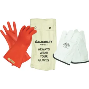 SALISBURY GK0011R/7 Electrical Glove Kit Size 7 Red 11 Inch Length | AD7GPN 4EGN1