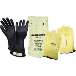 SALISBURY GK0011B/8 Electrical Glove Kit Size 8 Black | AD2MLA 3RMW7