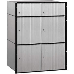 SALSBURY INDUSTRIES 2206 Mailbox Standard System 6 Doors Aluminium | AG3HWT 33LC23