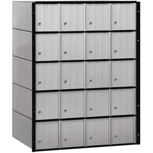 SALSBURY INDUSTRIES 2220 Mailbox Standard System 20 Door Aluminium | AG3JBL 33LD66