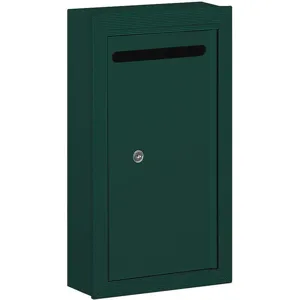 SALSBURY INDUSTRIES 2260GP Letter Box Slim Surface Green | AG3GLN 33KR82