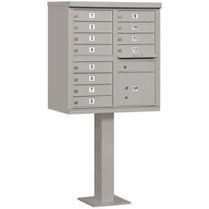 SALSBURY INDUSTRIES 3312GRY-P Cluster Box Unit 12 Doors Gray | AG3MBC 33LY78