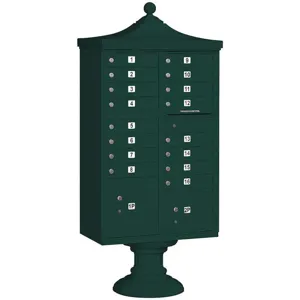 SALSBURY INDUSTRIES 3316R-GRN-P Regency Cbu Private 16 Doors Green | AG3MUR 33MD54