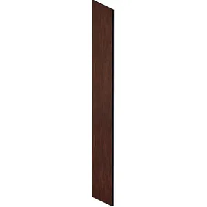 SALSBURY INDUSTRIES 33334MAH Locker End Panel Slope Top D 18 Mahogany | AA4ZGB 13K832