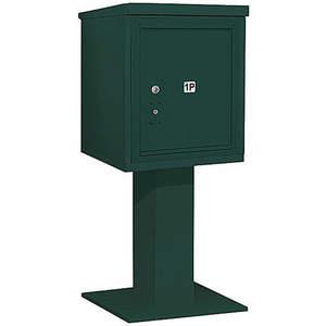 SALSBURY INDUSTRIES 3405S-1PGRN Pedestal Mailbox Green 48-1/8 Inch | AG3JDZ 33LE42