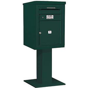 SALSBURY INDUSTRIES 3406S-01GRN Pedestal Mailbox Mb4 Green 51-5/8 Inch | AG3JPX 33LH31