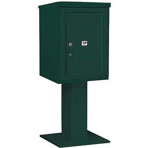SALSBURY INDUSTRIES 3406S-1PGRN Pedestal Mailbox Green 51-5/8 Inch | AG3JLG 33LG26