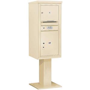 SALSBURY INDUSTRIES 3410S-01SAN Pedestal Mailbox Mb3 2 Doors Sand | AG3KHV 33LM32