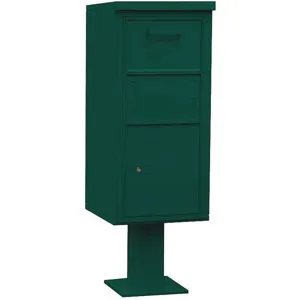 SALSBURY INDUSTRIES 3450GRN Pedestal Collection Box Regular Green | AG3JUW 33LJ40