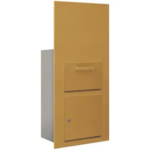 SALSBURY INDUSTRIES 3600C7-GFP Horizontal Mailbox Private 1 Door Gold Fl 40-3/4 Inch | AG3KUU 33LP73