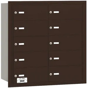 SALSBURY INDUSTRIES 3610ZRP Horizontal Mailbox Private 10 Doors Bronze Rl 29-3/4 Inch | AG3JHW 33LF49