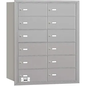 SALSBURY INDUSTRIES 3612ARU Horizontal Mailbox Usps 12 Doors Aluminium Rl 35-1/4 Inch | AG3JVT 33LJ72