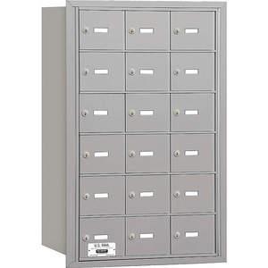 SALSBURY INDUSTRIES 3618ARP Horizontal Mailbox Private 18 Doors Aluminium Rl 35-1/4 Inch | AG3JWE 33LJ83