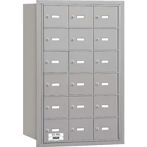 SALSBURY INDUSTRIES 3618ARU Horizontal Mailbox Usps 18 Doors Aluminium Rl 35-1/4 Inch | AG3JWF 33LJ84