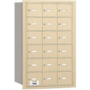 SALSBURY INDUSTRIES 3618SRU Horizontal Mailbox Usps 18 Doors Sandstone Rl 35-1/4 Inch | AG3JWL 33LJ90