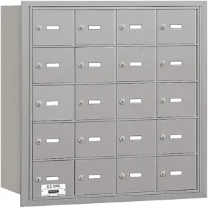 SALSBURY INDUSTRIES 3620ARP Horizontal Mailbox Private 20 Doors Aluminium Rl 29-3/4 Inch | AG3KEP 33LL52