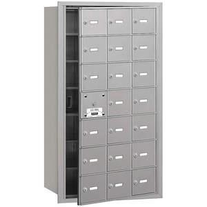 SALSBURY INDUSTRIES 3621AFP Horizontal Mailbox Private 21 Doors Aluminium Fl 40-3/4 Inch | AG3KMU 33LN29