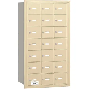 SALSBURY INDUSTRIES 3621SRP Horizontal Mailbox Private 21 Doors Sandstone Rl 40-3/4 Inch | AG3KJH 33LM44