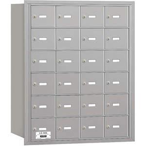 SALSBURY INDUSTRIES 3624ARU Horizontal Mailbox Usps 24 Doors Aluminium Rl 35-1/4 Inch | AG3KVT 33LP96