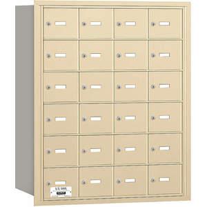 SALSBURY INDUSTRIES 3624SRU Horizontal Mailbox Usps 24 Doors Sandstone Rl 35-1/4 Inch | AG3KVZ 33LR03