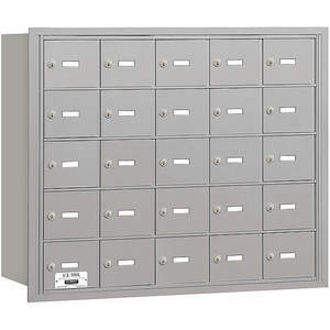 SALSBURY INDUSTRIES 3625ARU Horizontal Mailbox Usps 25 Doors Aluminium Rl 29-3/4 Inch | AG3KYU 33LR71