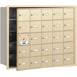 SALSBURY INDUSTRIES 3625SFU Horizontal Mailbox Usps 25 Doors Sandstone Fl 29-3/4 Inch | AG3KYY 33LR75