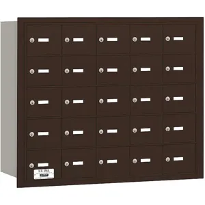 SALSBURY INDUSTRIES 3625ZRP Horizontal Mailbox Private 25 Doors Bronze Rl 29-3/4 Inch | AG3KZC 33LR79